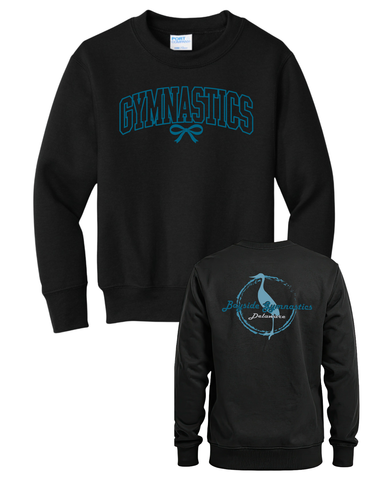 Bayside Gymnastics - Gymnastics Bow-Front and Back Image