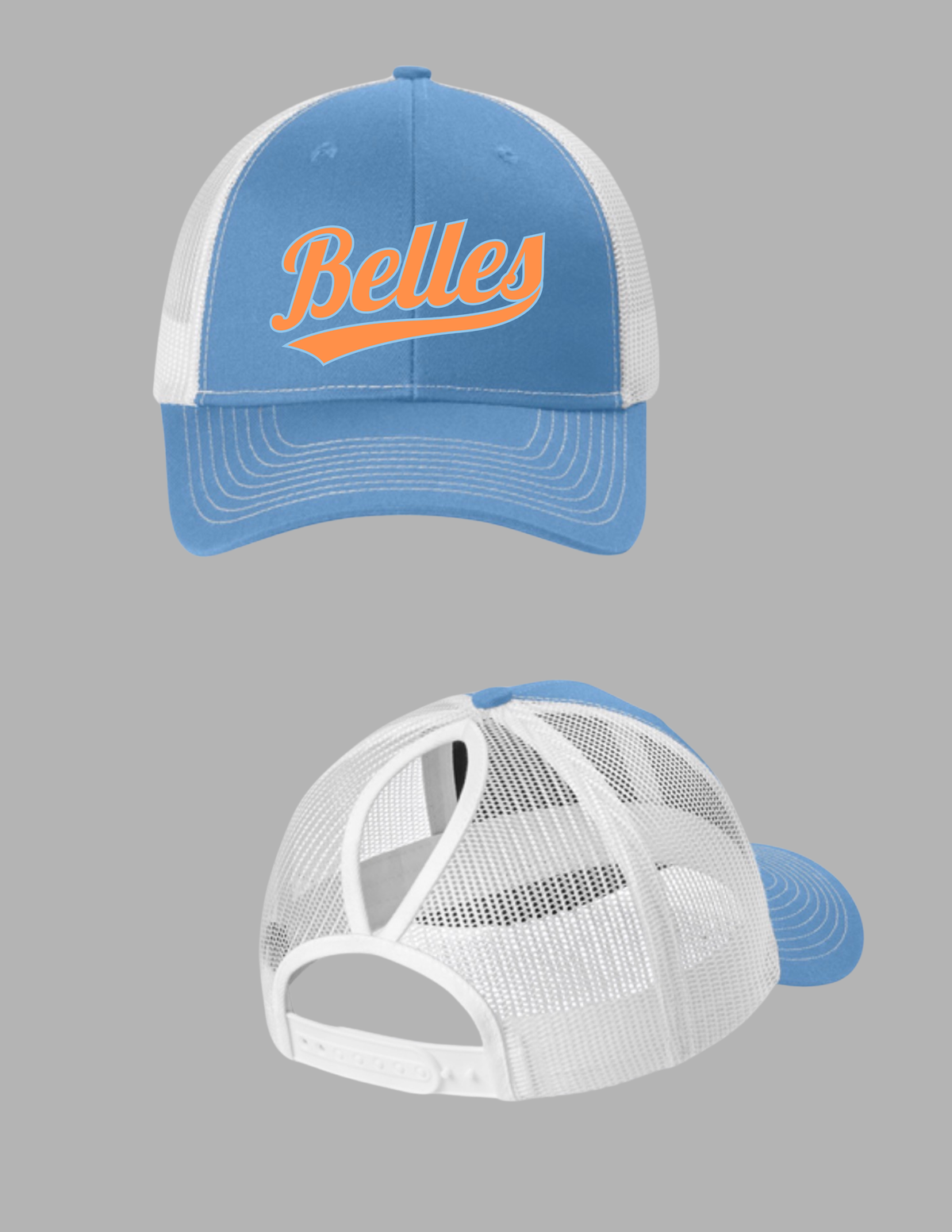 BB-Port Authority Snapback Ponytail Trucker Cap