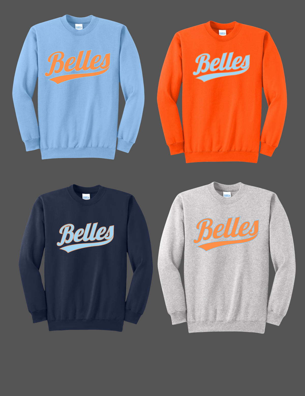 BB-Bayside Belles Crewneck Sweatshirt