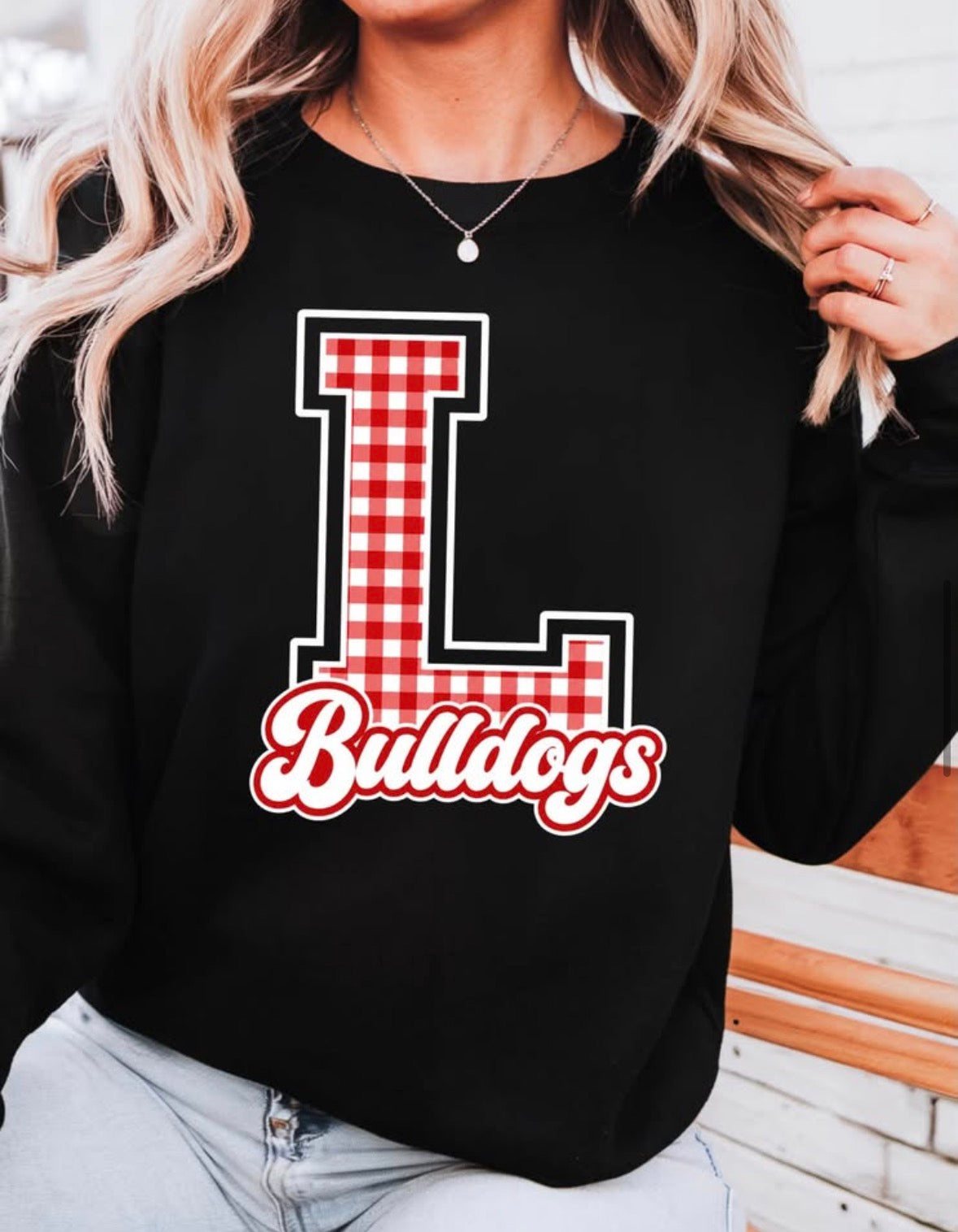 Checkered L Bulldogs