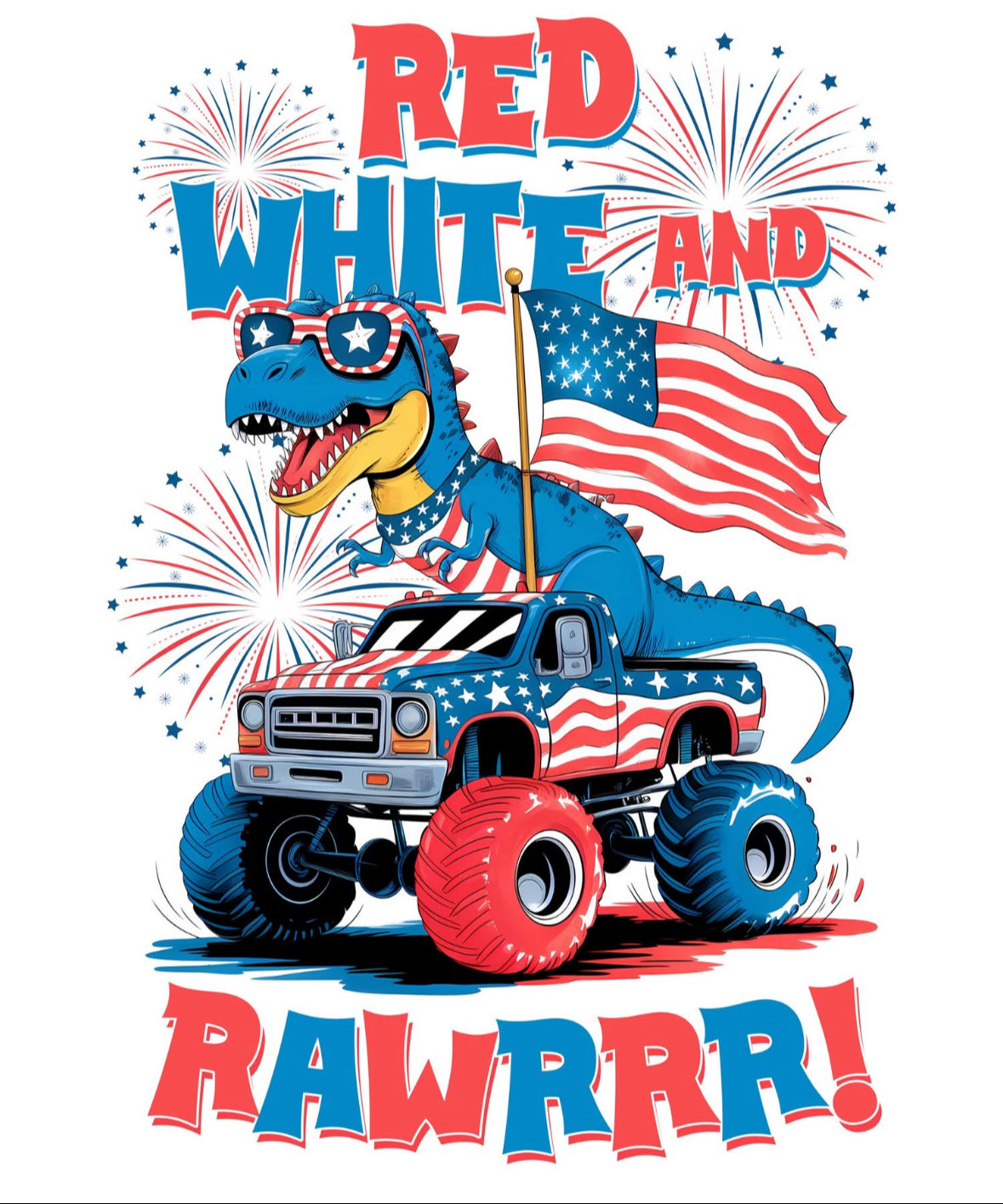 Red White and RAWRRRR