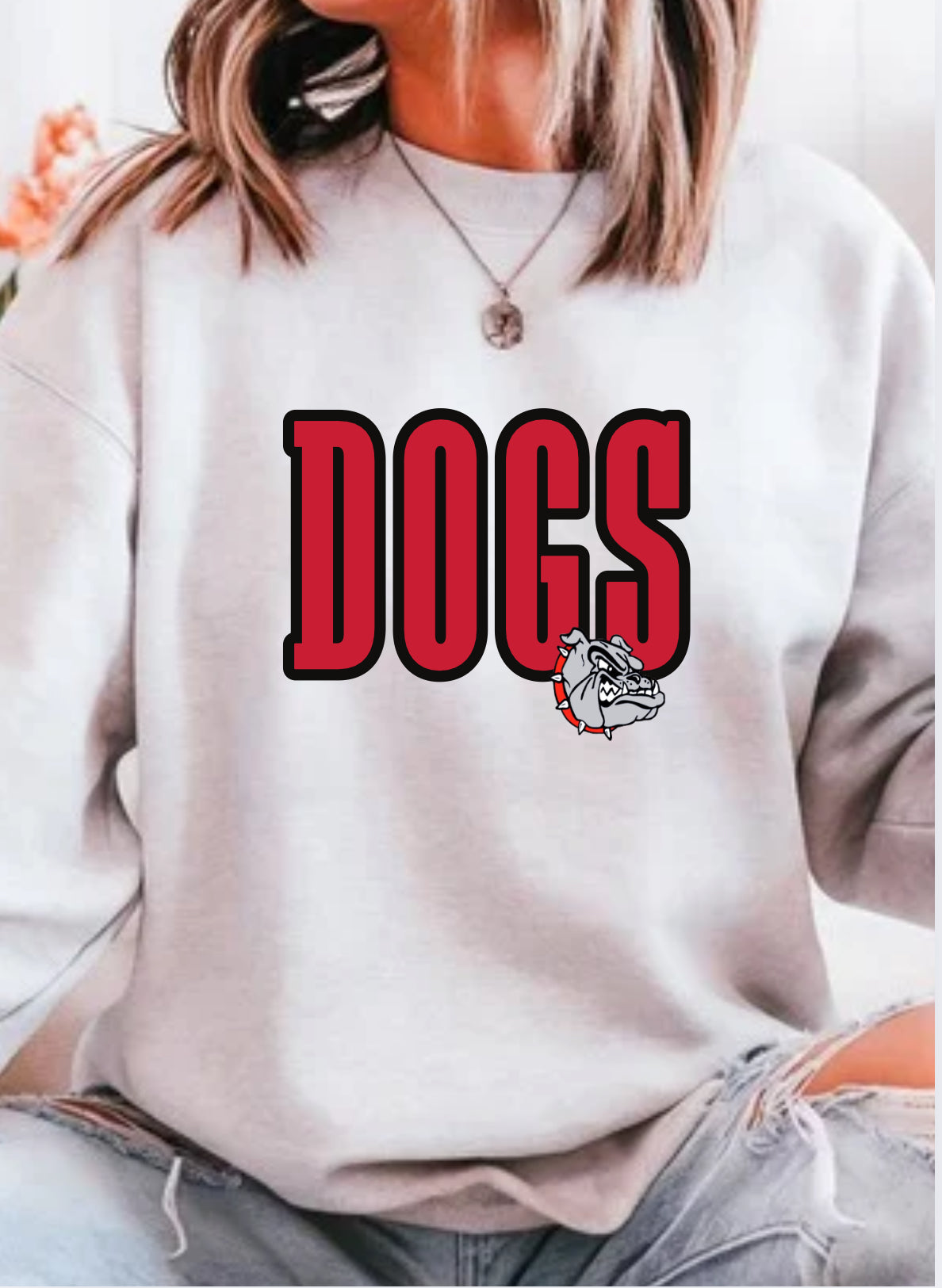 Bulldogs / Dogs Crewneck Sweatshirt