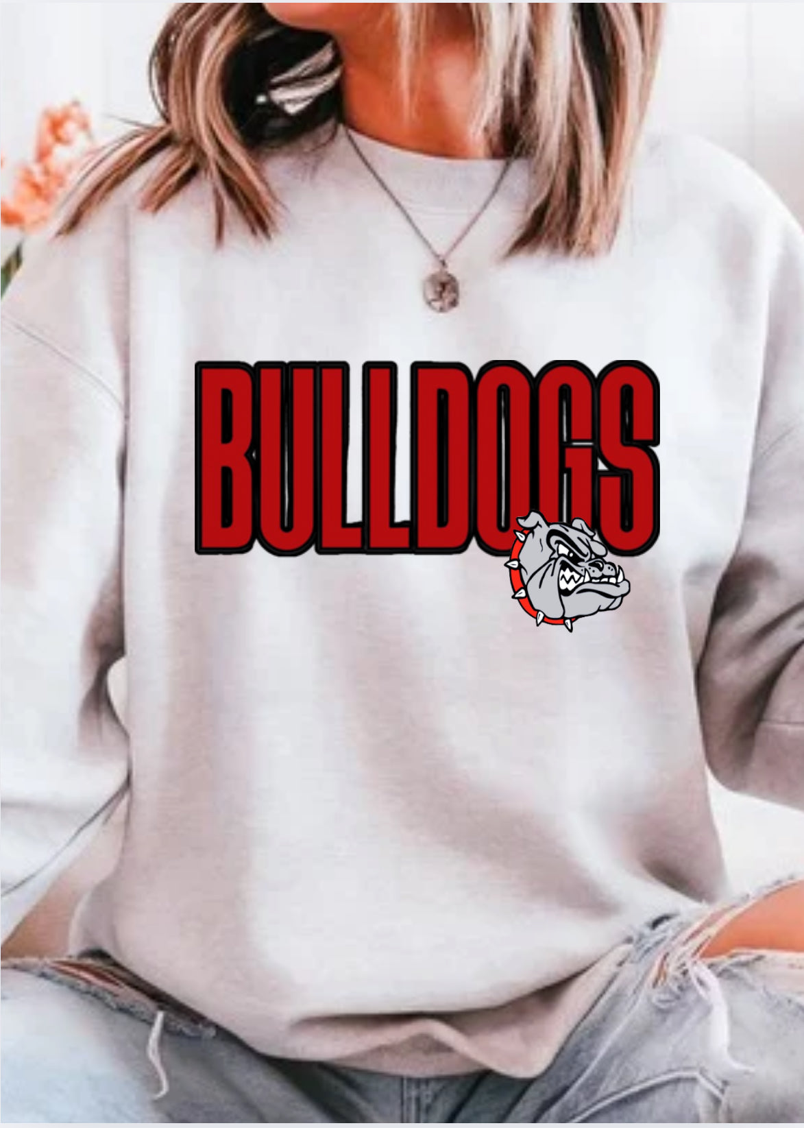 Bulldogs / Dogs Crewneck Sweatshirt