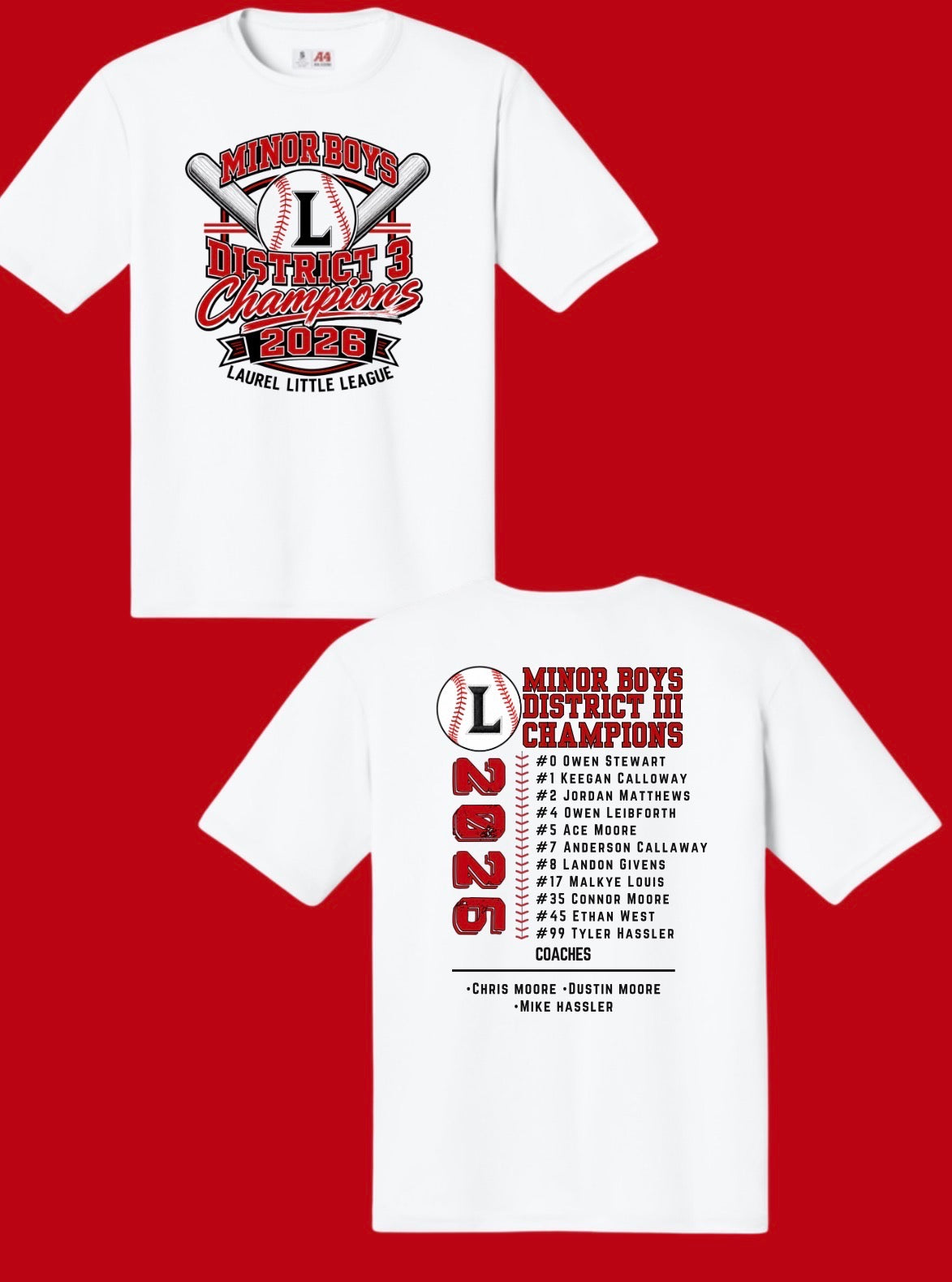 Laurel Minor Boys-2026 DE District 3 Champions