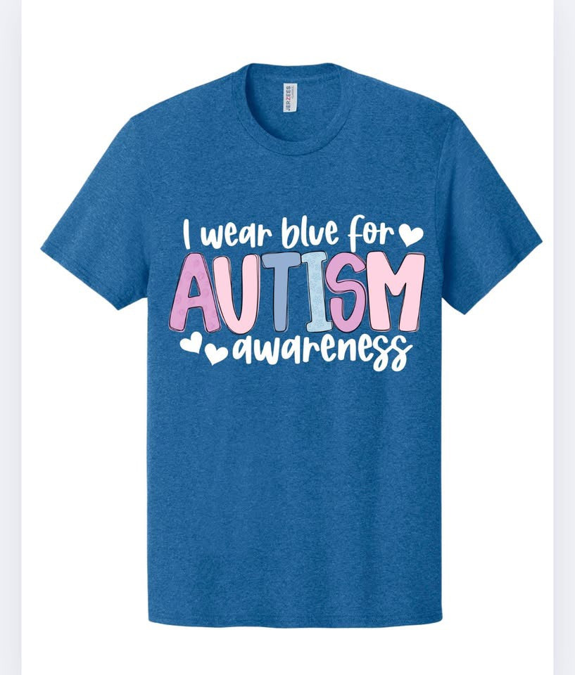 I Wear Blue For Autism