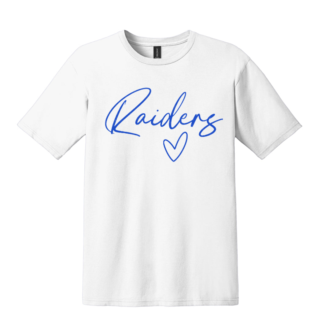 Raiders Heart (White Shirt)