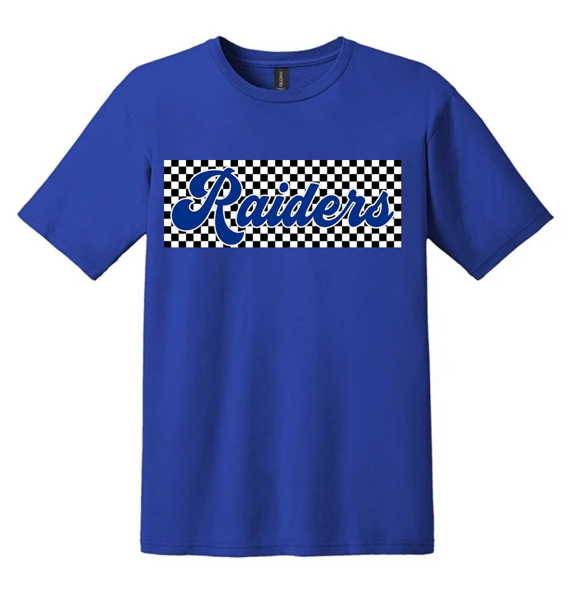 Raiders Checkered (Royal Blue Shirt)