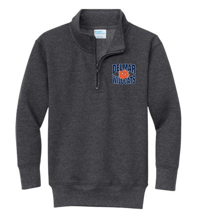 Delmar Wildcats Youth Core Fleece 1/4-Zip Pullover Sweatshirt