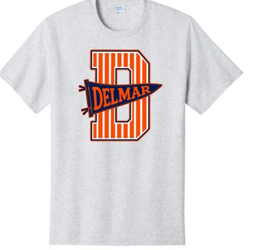 Delmar Striped Letter with Pennant