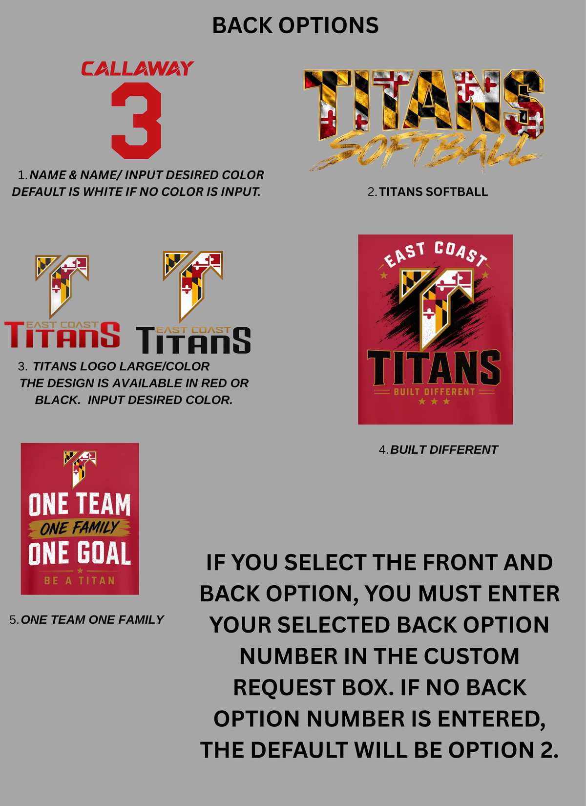 East Coast Titans - Large T