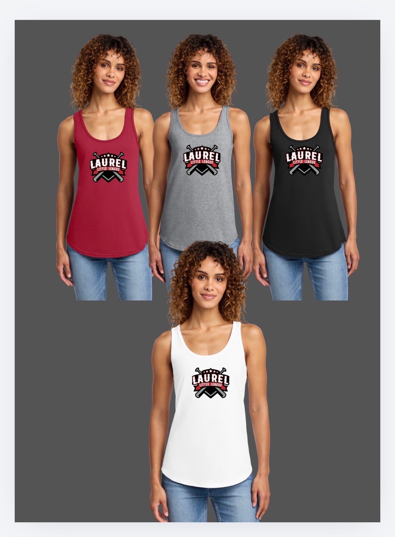 Laurel Little League Ladies Tank Top