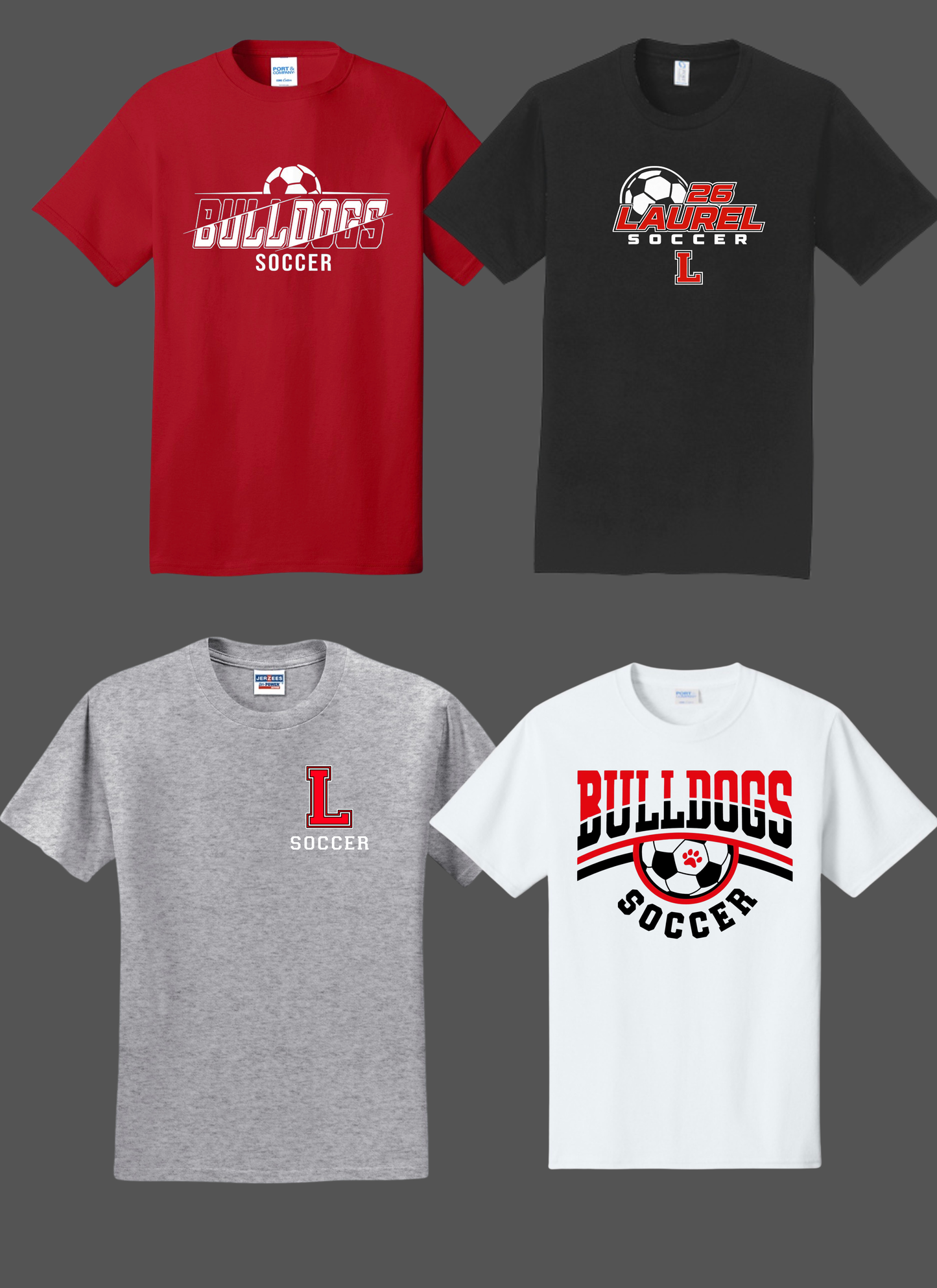 Laurel Soccer Shirts and Hoodies