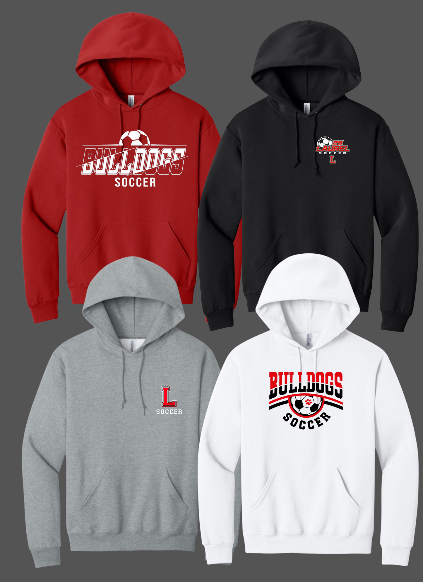 Laurel Soccer Shirts and Hoodies