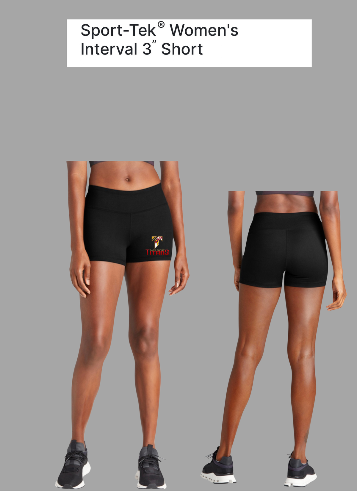 East Coast Titans - Sport-Tek Women's Interval 3” Short