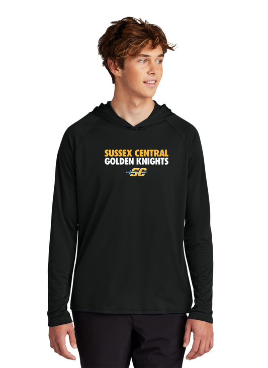 Sussex Central Golden Knights Performance Hooded Long Sleeve