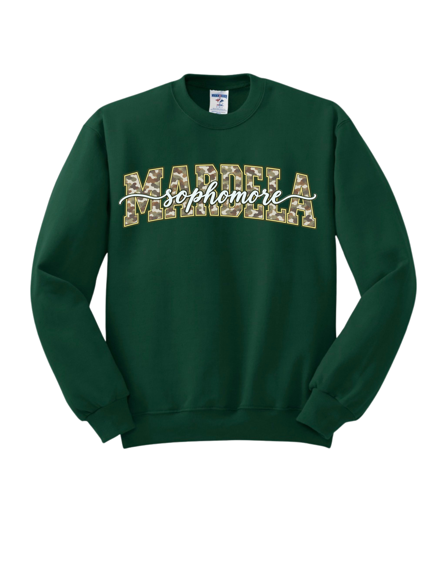 MAB-Mardela Camo CLASS YEAR on Dark Green