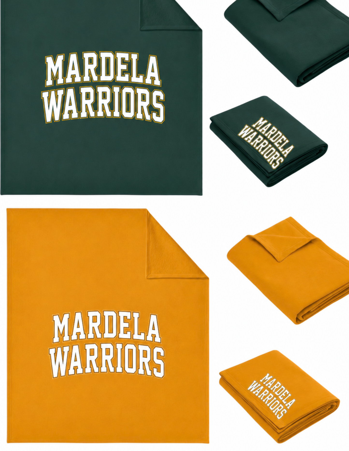 MAB-Mardela Warriors Fleece Sweatshirt Blanket