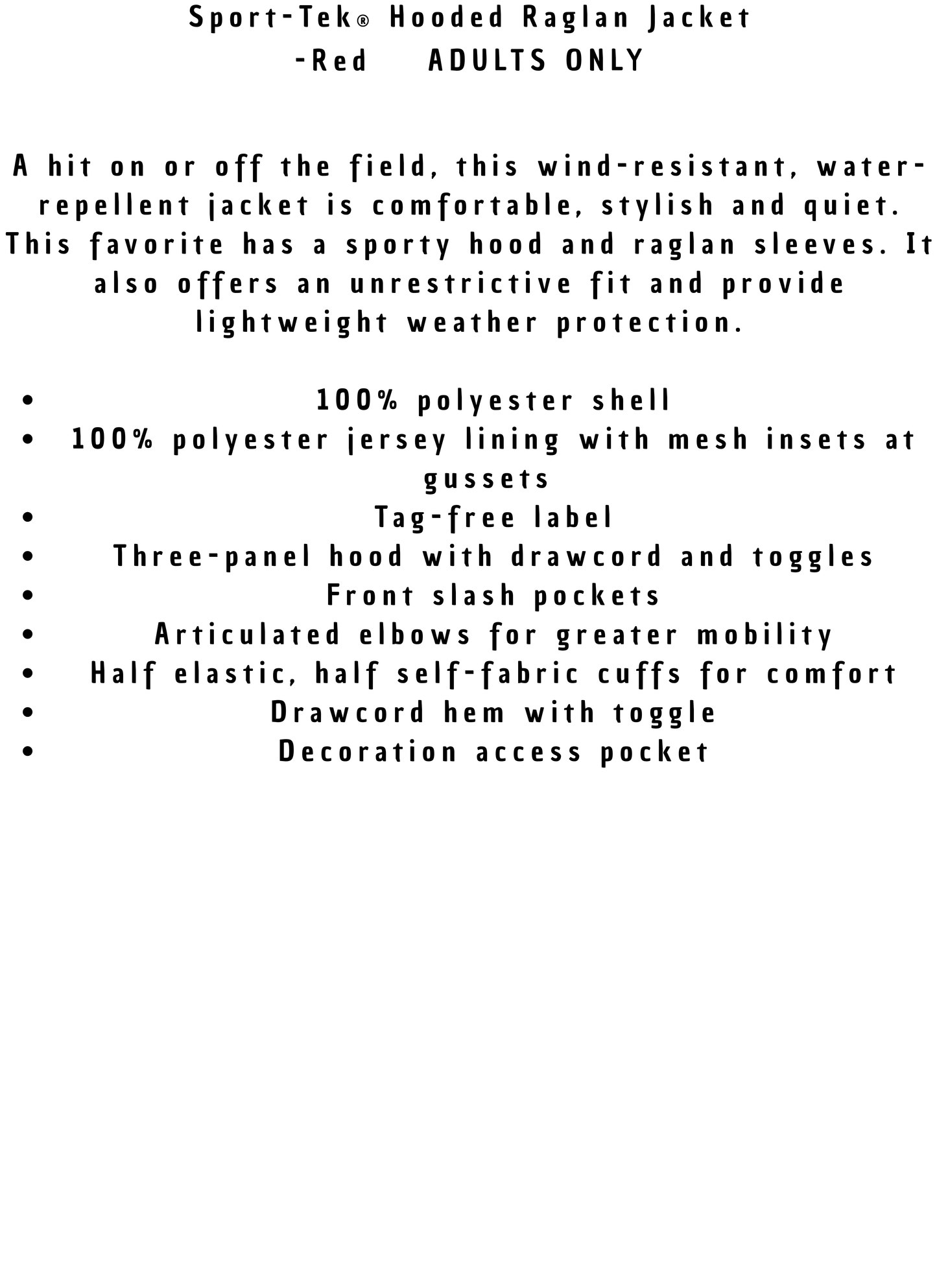 Laurel Soccer Jackets