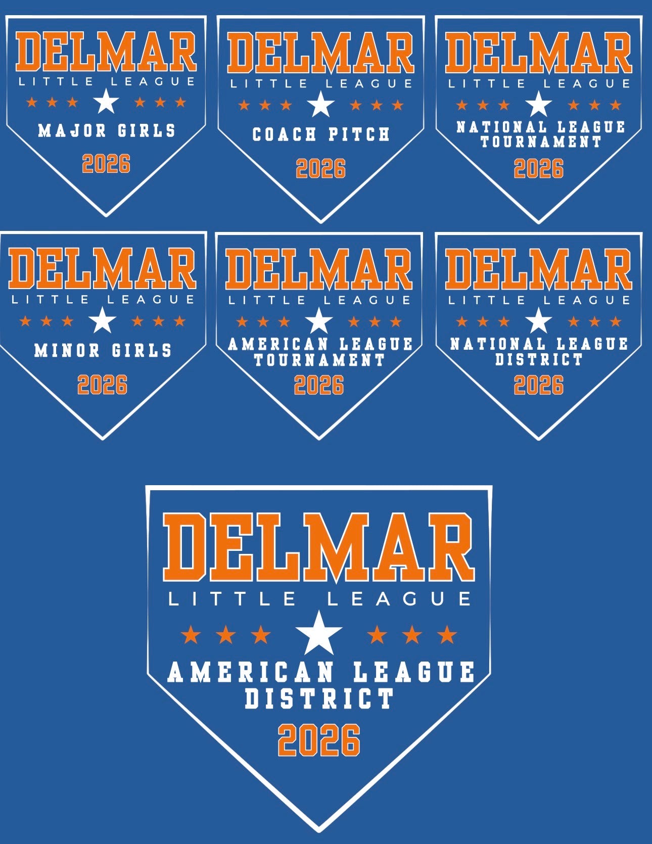 Delmar Little League - 2026 Allstar Fan Shirts