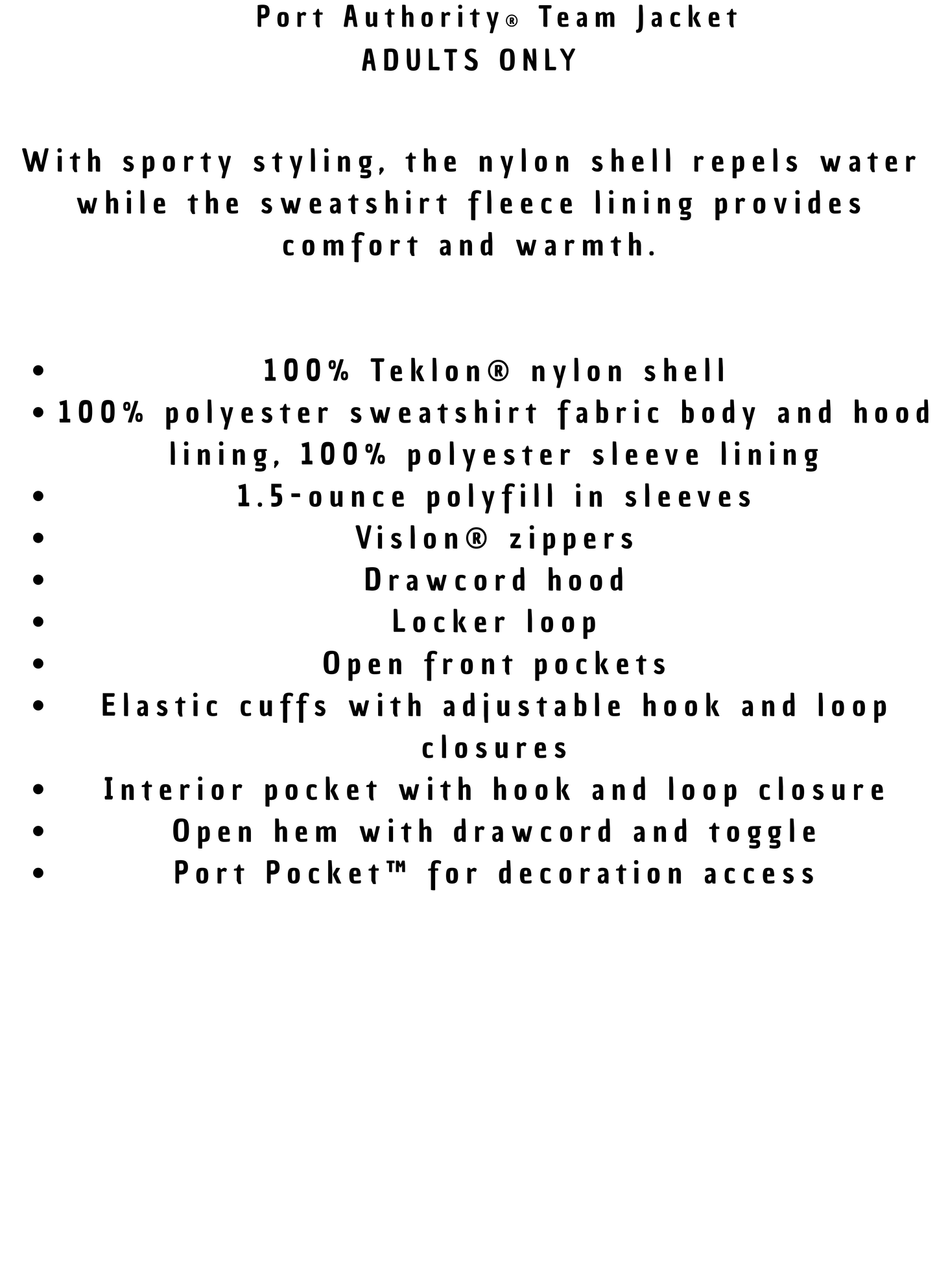 Laurel Soccer Jackets