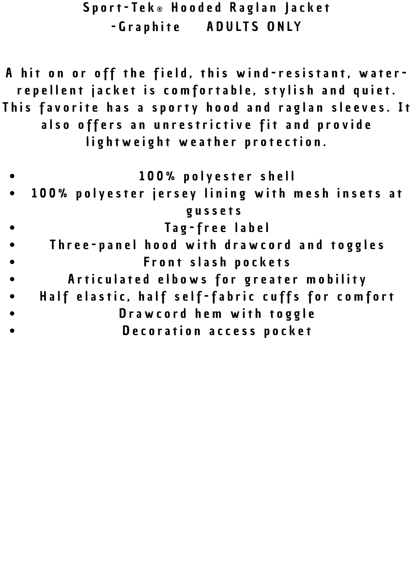 Laurel Soccer Jackets