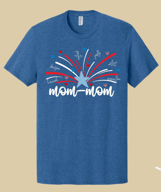 Mom-Mom Starburst in Bella Canvas