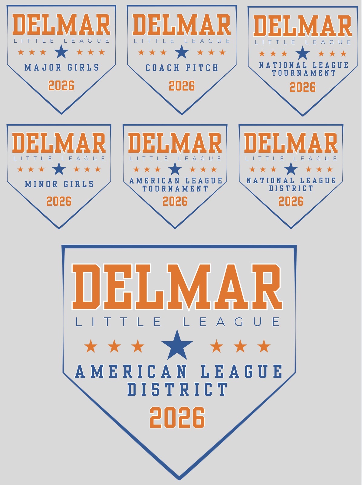 Delmar Little League - 2026 Allstar Fan Shirts