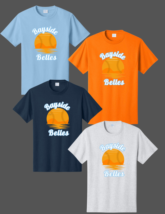 BB-Bayside Belles Sunset Softball Tshirt