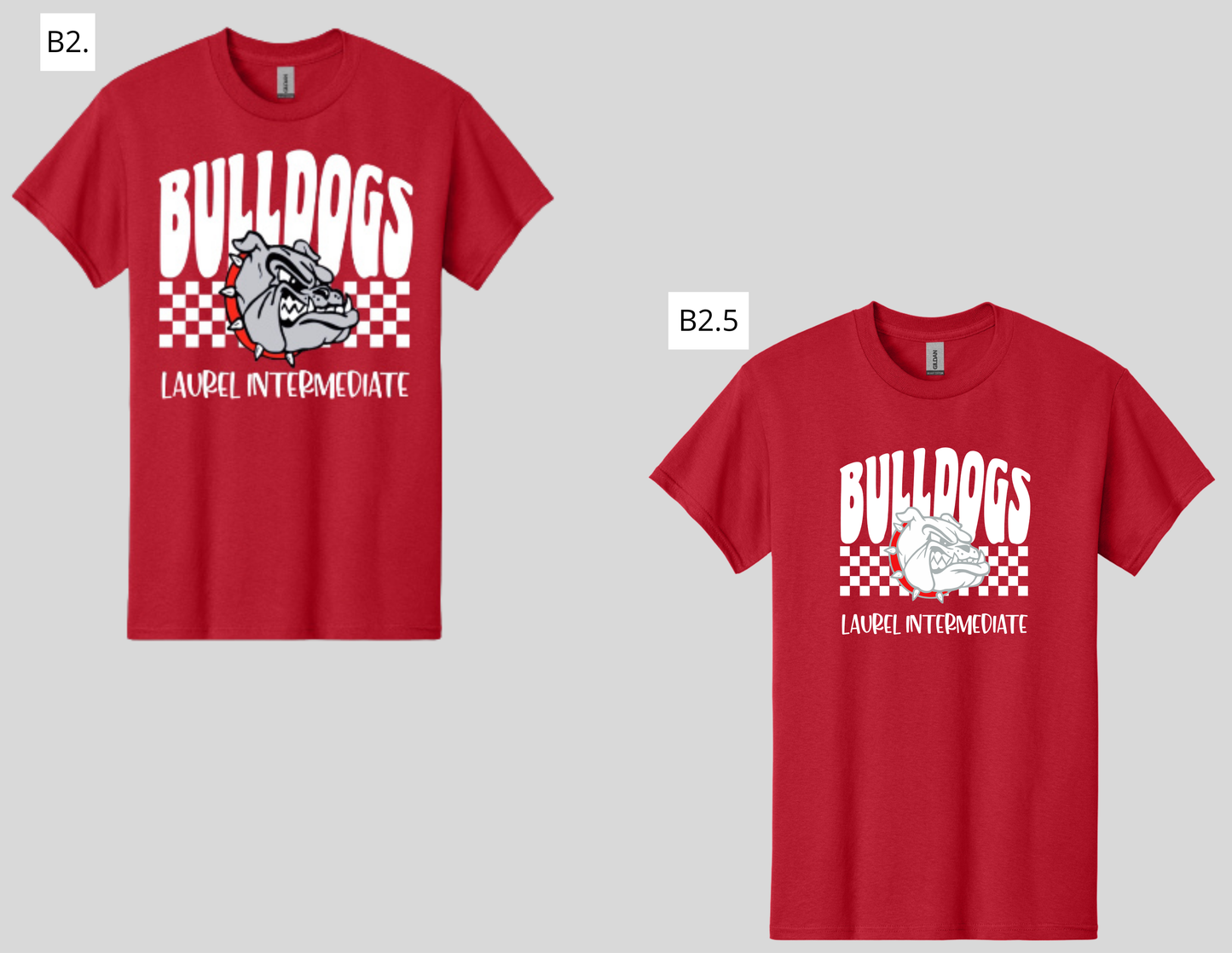 LIS Checkered Bulldog Red