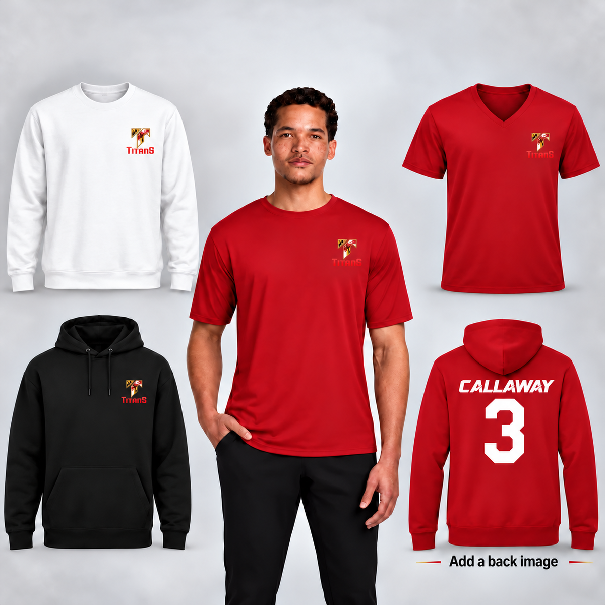 East Coast Titans - Pocket Logo T