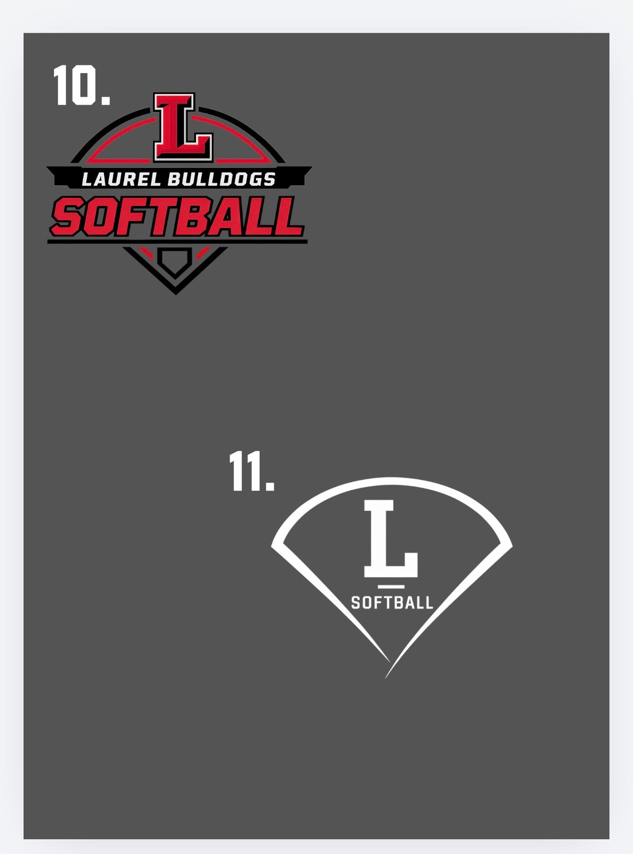 Laurel Softball Tees to Hoodies