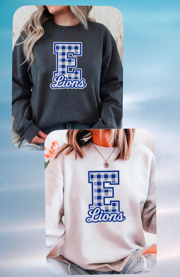 Checkered E Lions