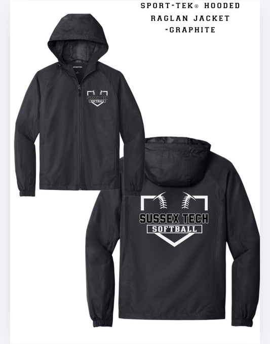 Sussex Tech Softball Sport-Tek Raglan Jacket