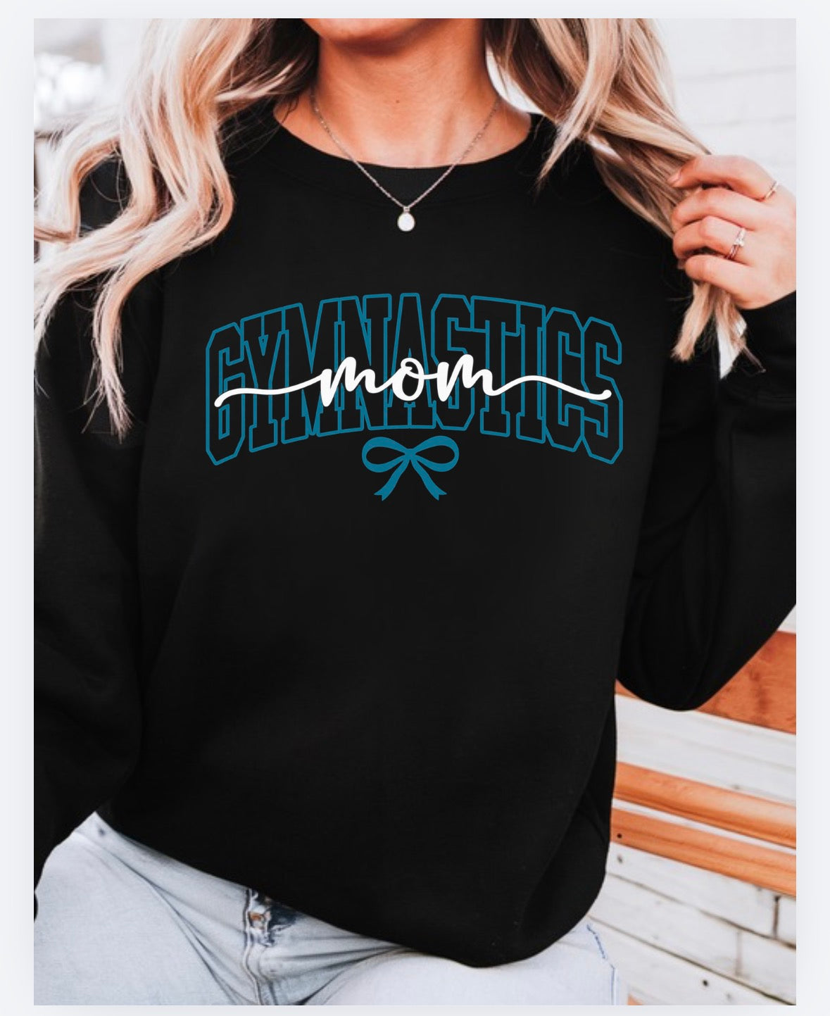 Bayside Gymnastics - Gymnastics Mom Varsity Bow