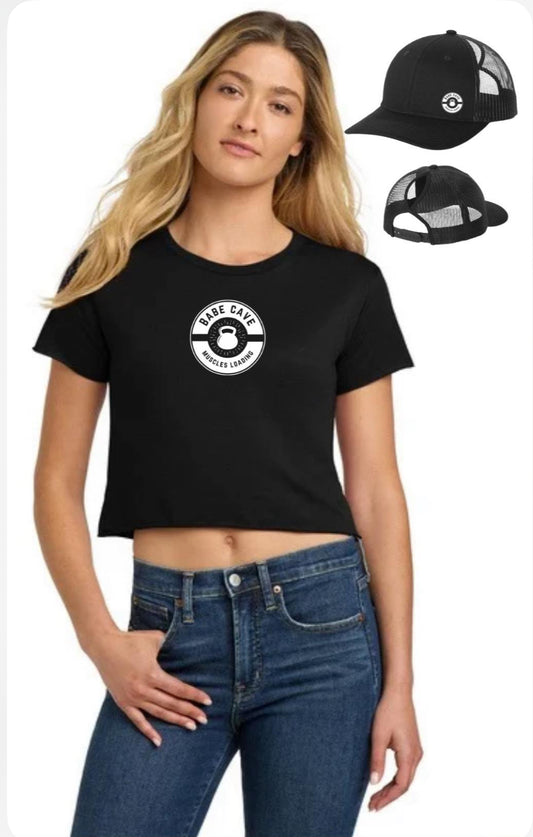 Babe Cave Muscles Loading Crop Top