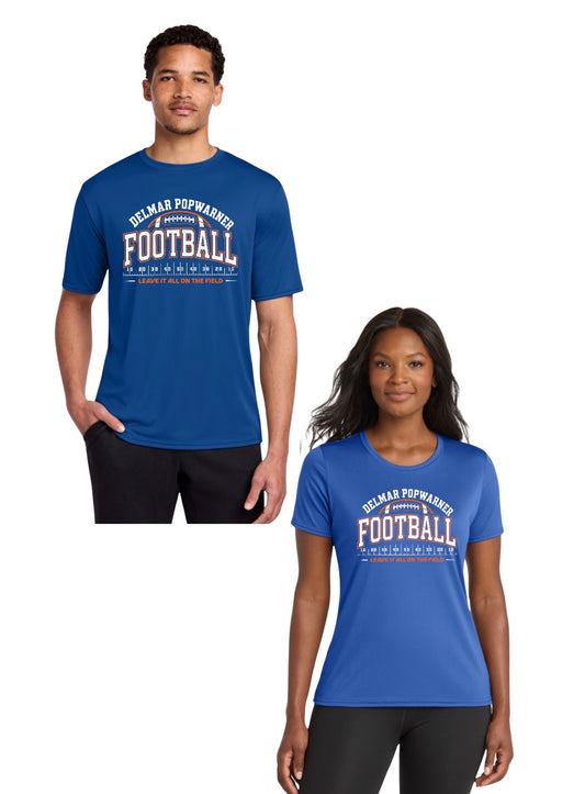 Delmar PopWarner Football Performance Shirts