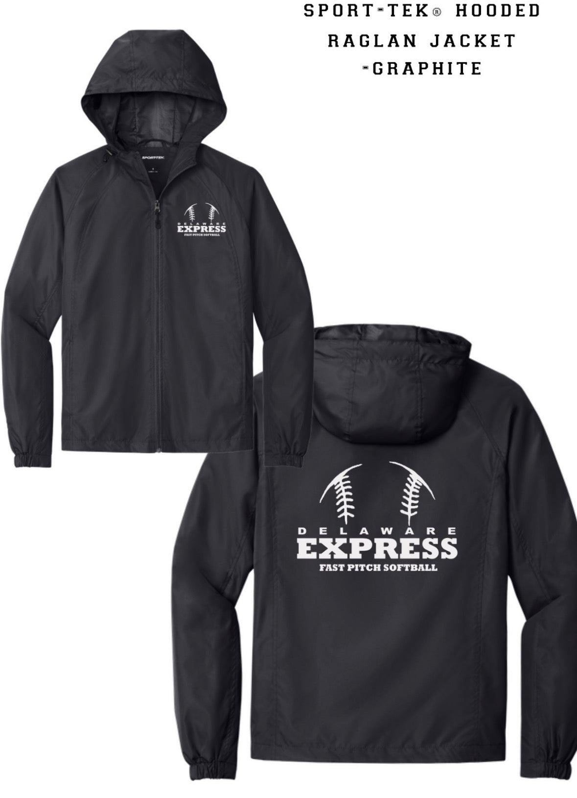 Delaware Express Sport-Tek Raglan Jacket