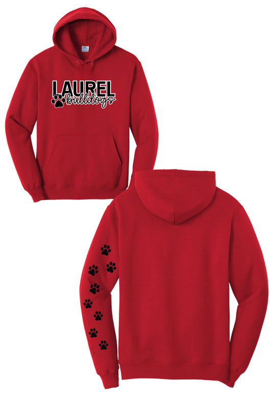 Bulldogs with Paw Prints