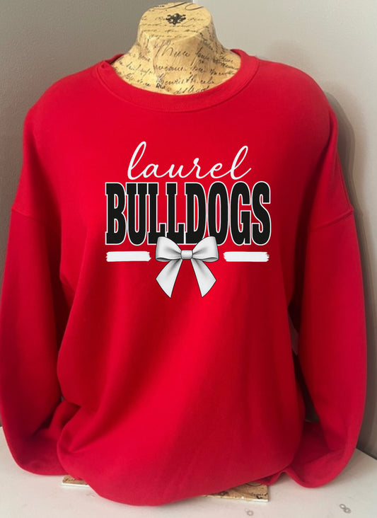 Laurel Bulldogs and White Bow