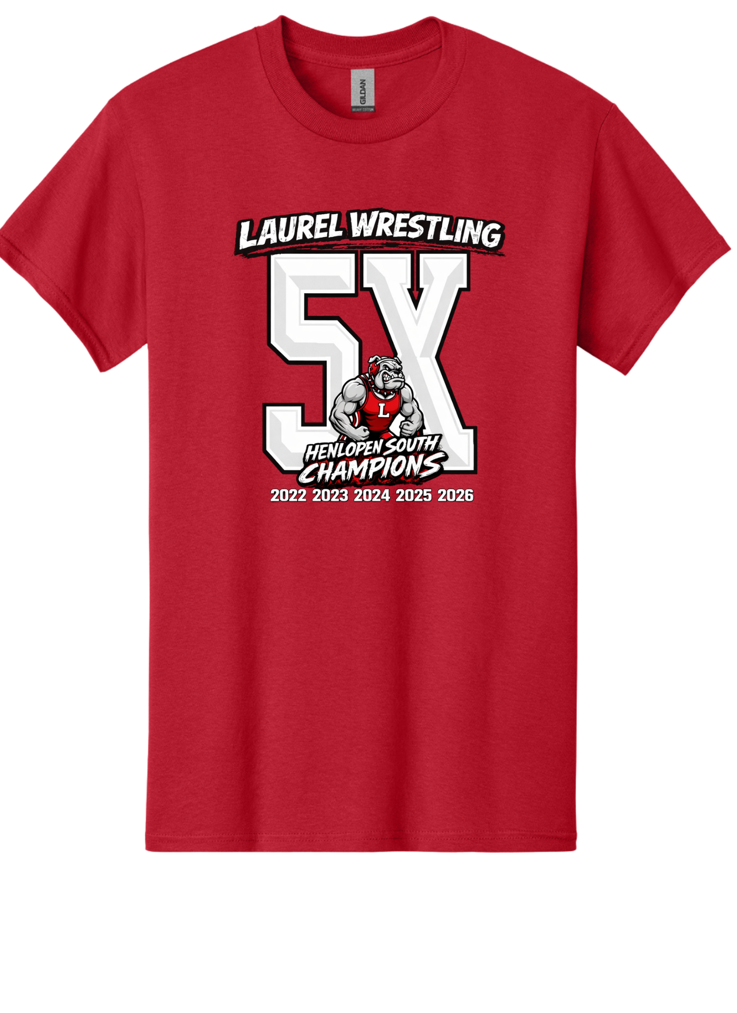 Laurel Wrestling 5X Henlopen South Champs 1
