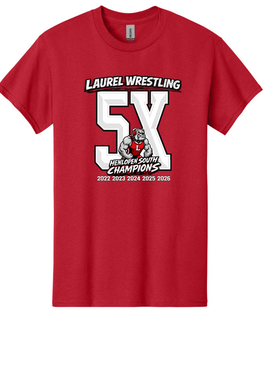 Laurel Wrestling 5X Henlopen South Champs 1