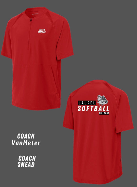 Laurel Softball Sport-Tek 1/2 Zip Short Sleeve Jacket