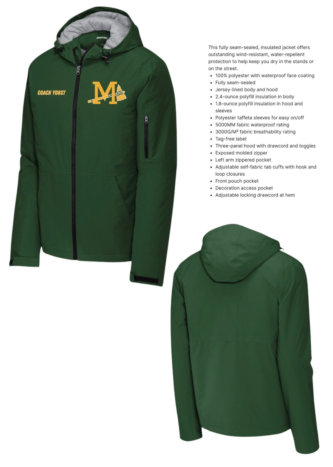 Mardela Baseball Jackets