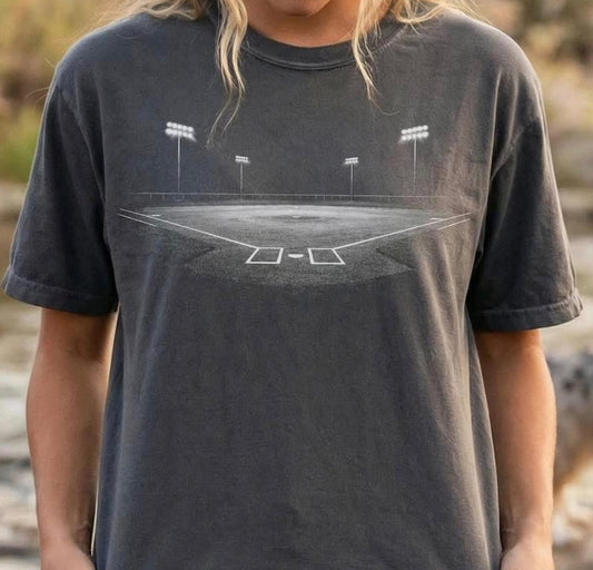 Ball Field on Comfort Colors Tee
