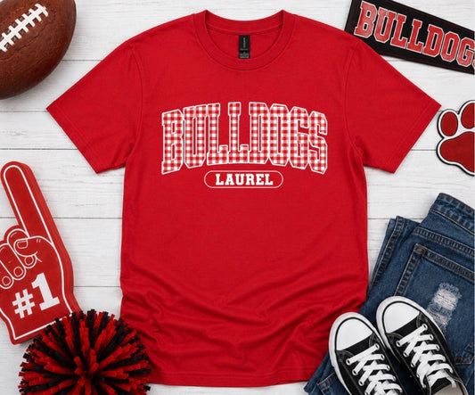 Laurel Bulldogs Gingham