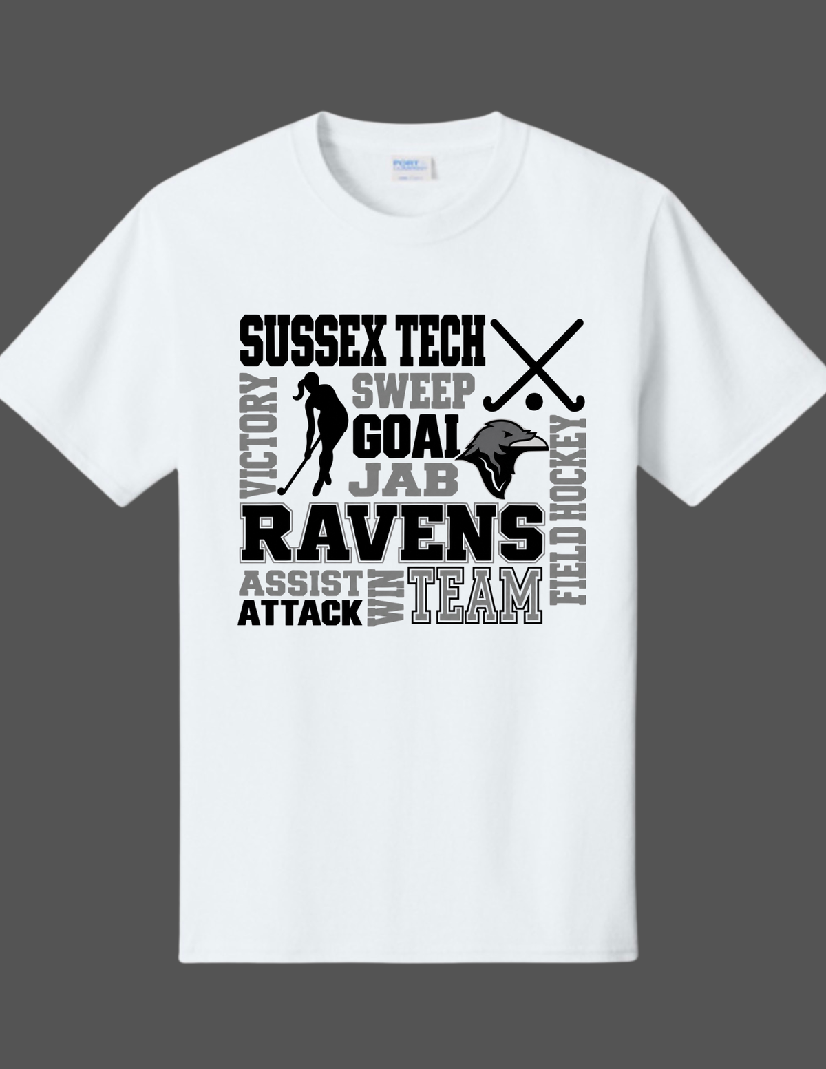 Sussex Tech Field Hockey Word Collage