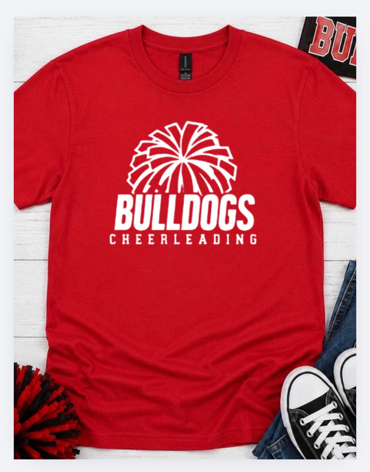Bulldogs Cheerleading Red