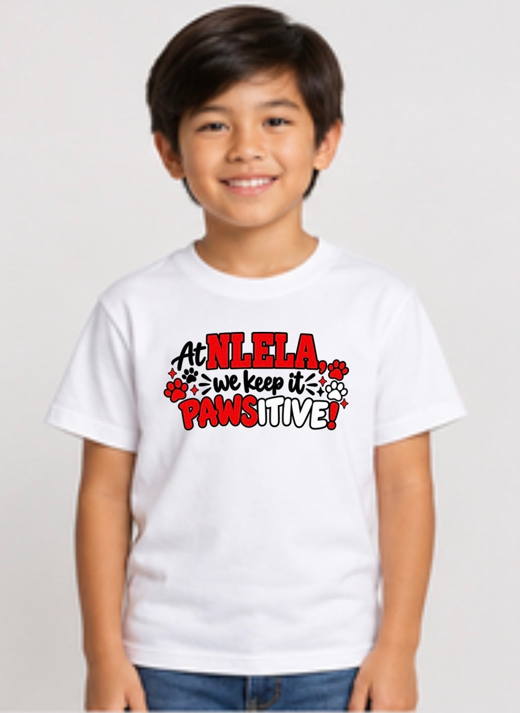 NLELA PBIS Keep it Pawsitive-White