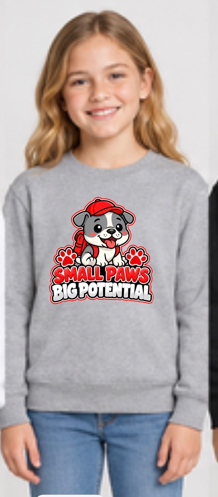 NLELA PBIS Small Paws Big Potential Grey