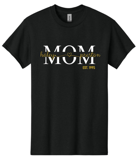 Mom Established - White and Gold